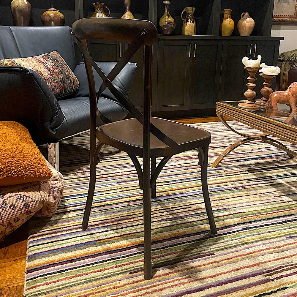 bronze metal chairs